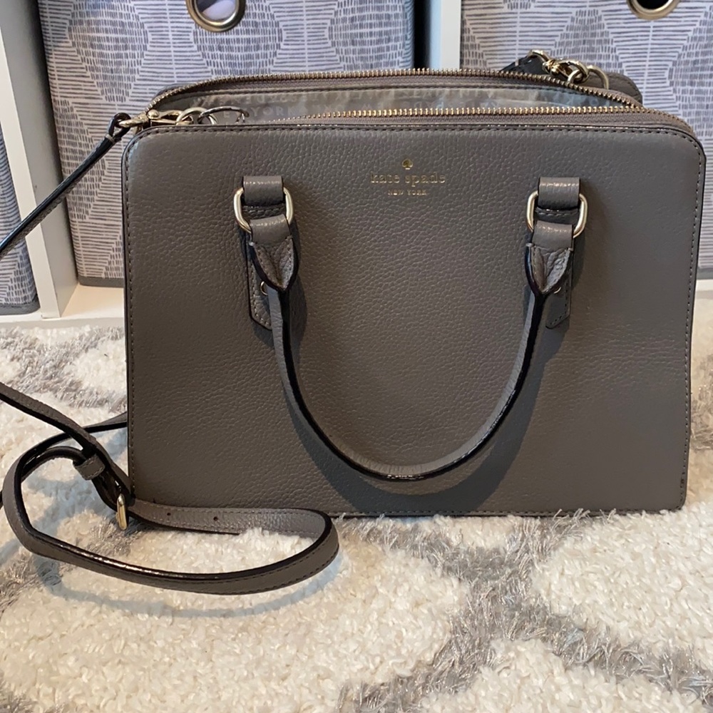 Grey Kate spade bag